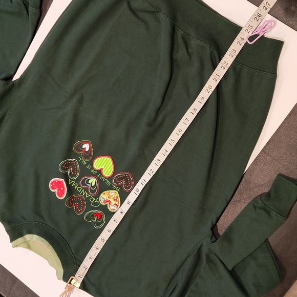 Vintage M&C Sportswear Grandma The Heart Of It All Women's Sweatshirt M - Picture 6 of 8